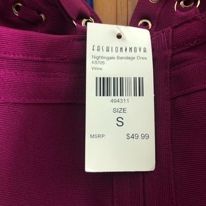 Fashion nova bandage dress